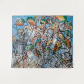 Pavonia | Francis Picabia | Wandteppich (Vorderseite (Horizontal))