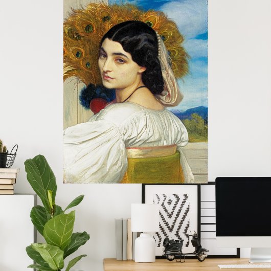 Pavonia - Frederic Leighton Poster (Heimbüro)