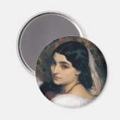 Pavonia - Lord Frederick Leighton Magnet (Vorderseite/Rückseite)