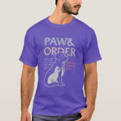 Paw And Order Special Feline Unit Petsraining Dog T-Shirt (Vorderseite)