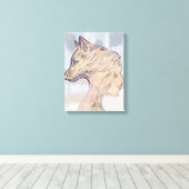 Paw and Still II – Silent Companionship Leinwanddruck (Insitu (Holzboden))