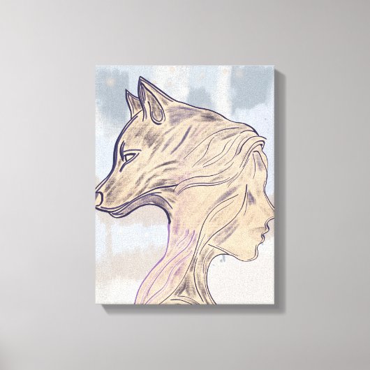 Paw and Still II – Silent Companionship Leinwanddruck (Vorderseite)