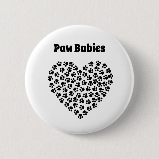 Paw Babies. Mama zum Muttertag des Hauses Button (Vorderseite)