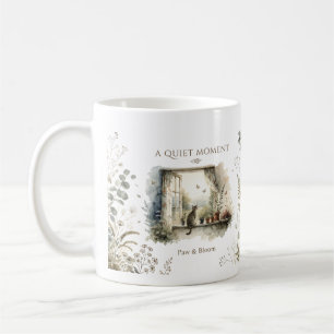 Paw & Bloom Cozy Cat Café & Botanische Tasse
