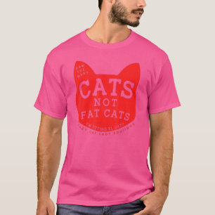 Paw die vielen Katzen nicht fett Katzen Crazy Katz T-Shirt