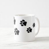 Paw-Druck Kaffeetasse (VorderseiteRechts)