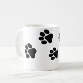 Paw-Druck Kaffeetasse (Vorderseite Links)
