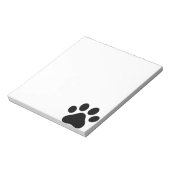 Paw-Druck Notizblock (Rotiert)