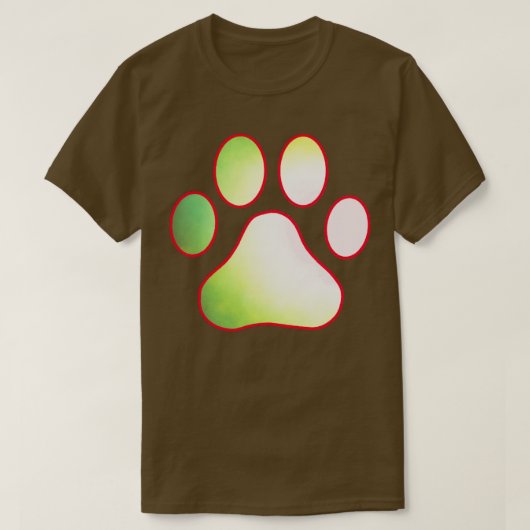 Paw-Druck T-Shirt (Design vorne)