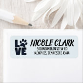 PAW-DRUCKER-LIEBE (CAT-DOG-RÜCKSENDEADRESSEN-AUFKL (Insitu)