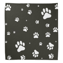 Paw druckt bandana