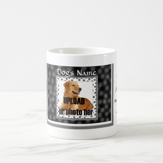 Paw druckt Dog Memorial Keepake Kaffeetasse (Mittel)
