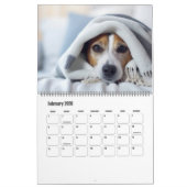 Paw druckt Hunde Foto Art Large Kalender (Feb 2026)