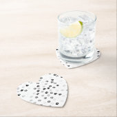 Paw druckt Papier-Untersetzer für Hundeliebhaber Untersetzer (Vor Ort)