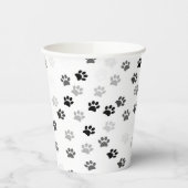 Paw druckt Party Paper Cup für Hundeliebhaber Pappbecher (Links)