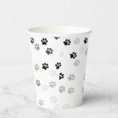 Paw druckt Party Paper Cup für Hundeliebhaber Pappbecher (Rechts)