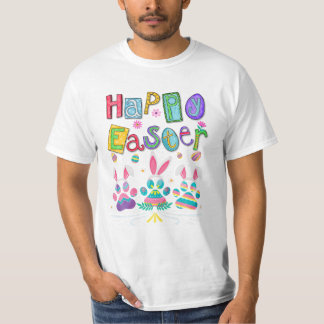 Paw Eggs Happy Ostertag Hund T-Shirt