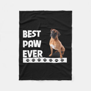 Paw Ever Boxer Bulldog Vater Väter Tag Hundeliebha Fleecedecke