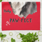 Paw-fect Geschirrtuch (Gefaltet)