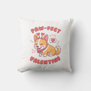 Paw-fektes Valentinstagsgeschenk - Corgi-Hund Kissen