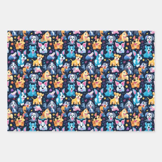 Paw Friends Geschenkpapier Set (Vorderseite 3)