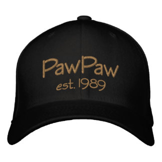 Paw Hat - Khaki Bestickte Baseballkappe