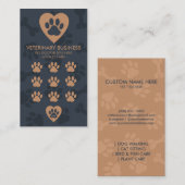 Paw Heart Pet Veterinary Treuekarte (Vorne/Hinten)