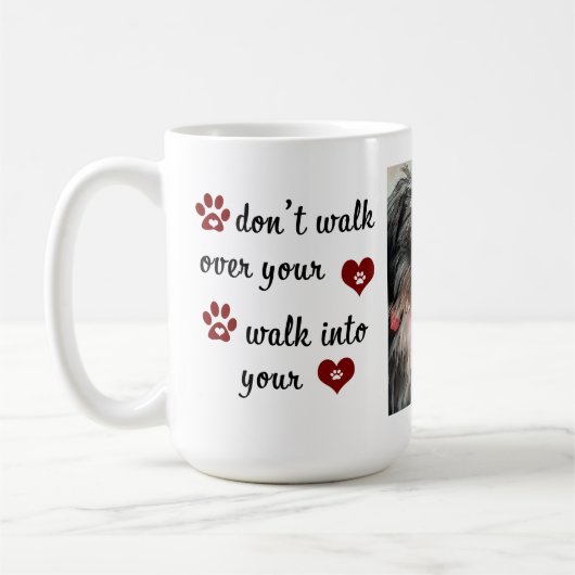 Paw Heart Quote Tasse (Links)
