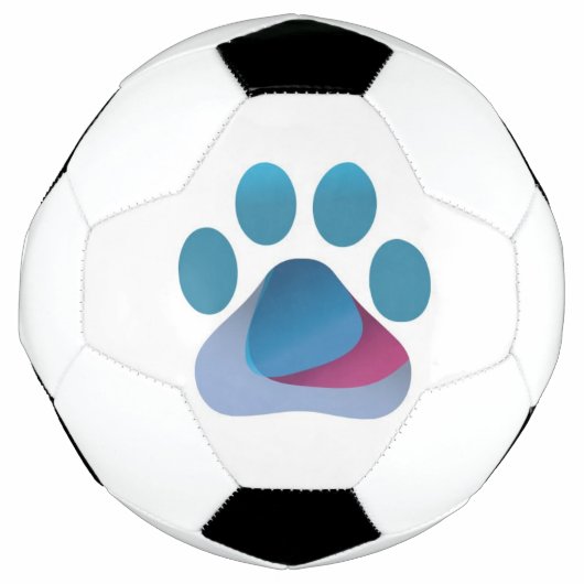 Paw Hug Logo Soccer Ball (Vorderseite)
