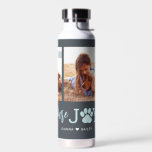 Paw Jow EDITABLE FARBFLASCHE Trinkflasche<br><div class="desc">Besuchen Sie unseren Shop unter www.berryberrysweet.com für stilvolle und moderne Schreibwaren und personalisierte Geschenke.</div>