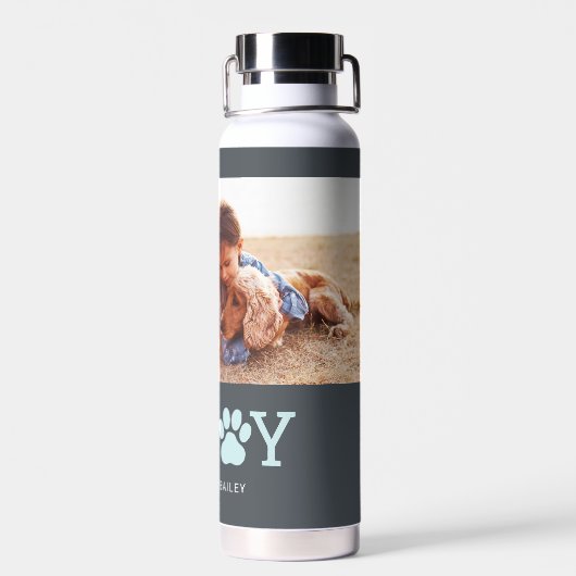 Paw Jow EDITABLE FARBFLASCHE Trinkflasche (Rückseite)