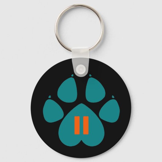 paw keychain schlüsselanhänger (Vorderseite)