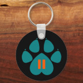 paw keychain schlüsselanhänger (Rückseite)