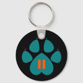 paw keychain schlüsselanhänger (Rückseite)