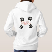 Paw-kin Spice Pup - Funny Halloween Pet Lover Hoodie (Rückseite)