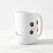 Paw-kin Spice Pup - Funny Halloween Pet Lover Kaffeetasse (VorderseiteRechts)