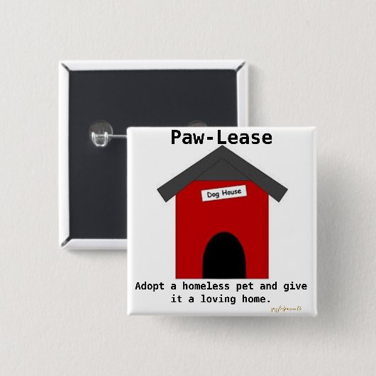 Paw-Lease Button (Vorne & Hinten)