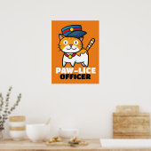 Paw-lice-Referent Poster (Küche)
