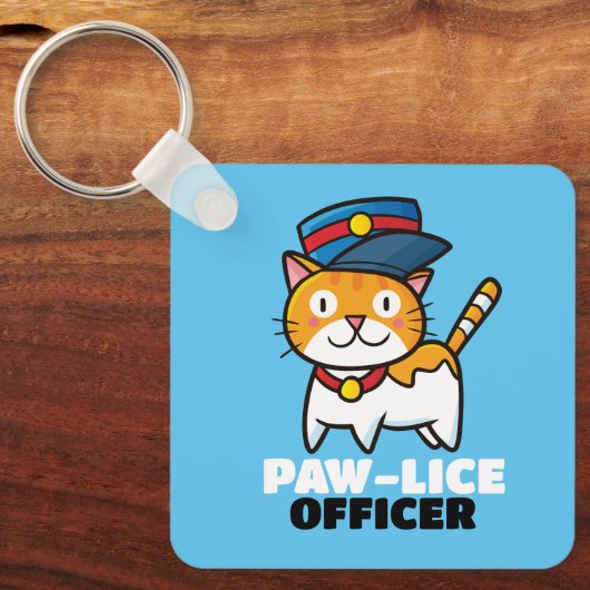 Paw-lice-Referent Schlüsselanhänger (Vorderseite)