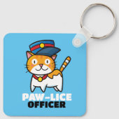 Paw-lice-Referent Schlüsselanhänger (Rückseite)