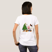 PAW-LIDAY PANIC! Santa’s Furry Mayhem T-Shirt (Schwarz voll)