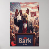 Paw-Litics-Kundgebung: Rinde übernimmt die Bühne Poster (Vorne)