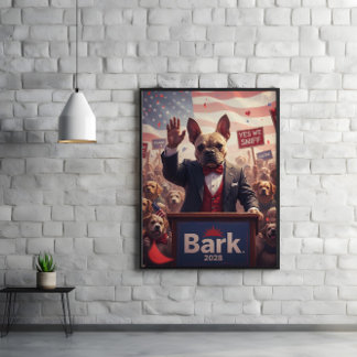 Paw-Litics-Kundgebung: Rinde übernimmt die Bühne Poster