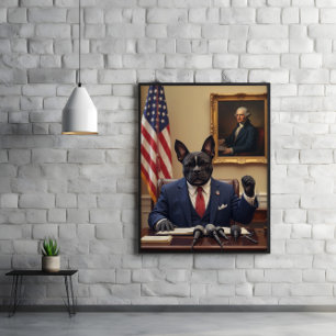 Paw-litics-Materie: Bulldog in Charge Poster