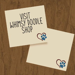 Paw n' Heart Hunde-Liebe 3" x 3" Post-it® Notes Post-it Klebezettel