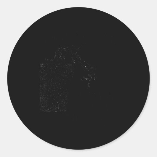 Paw On The Back Sarcastic Saying Design Funny Cat  Runder Aufkleber (Vorderseite)