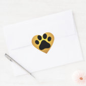 Paw Pad Heart Sticker (Umschlag)