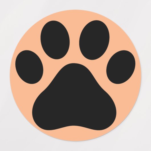 Paw Pads Etiketten (Design 2)
