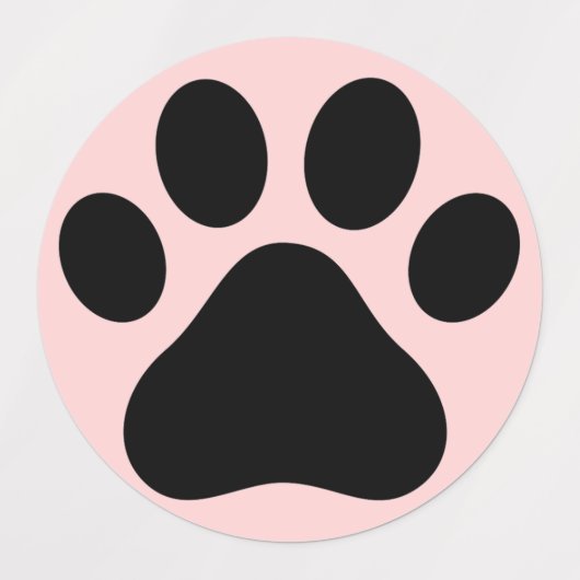 Paw Pads Etiketten (Design 1)