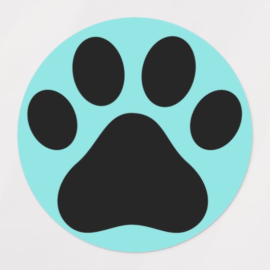 Paw Pads Etiketten (Design 1)